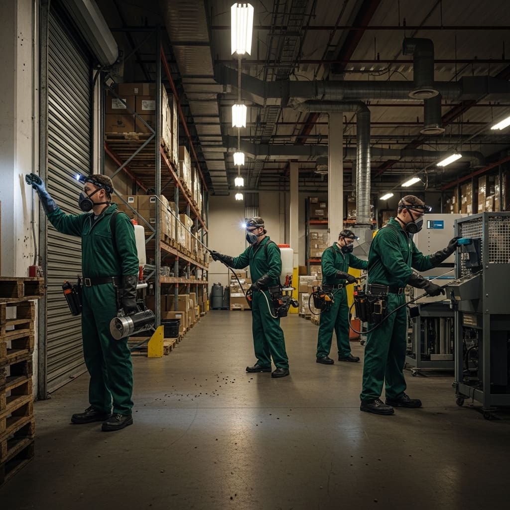 Successful commercial fumigation in an industrial facility