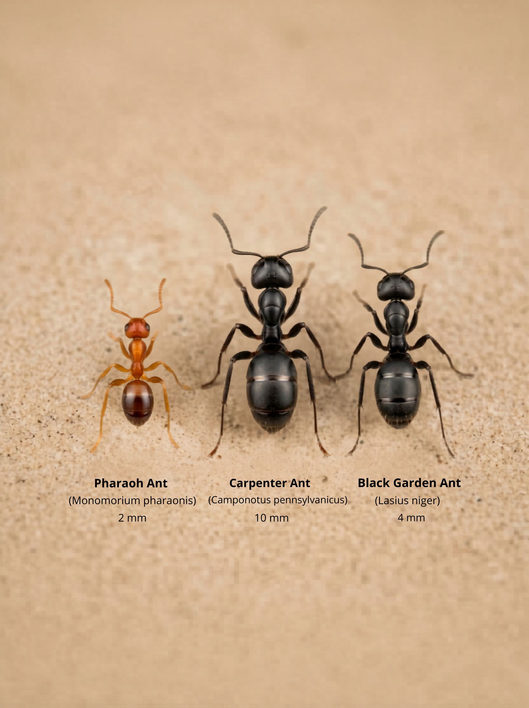 Common ant species found in Karachi homes and gardens