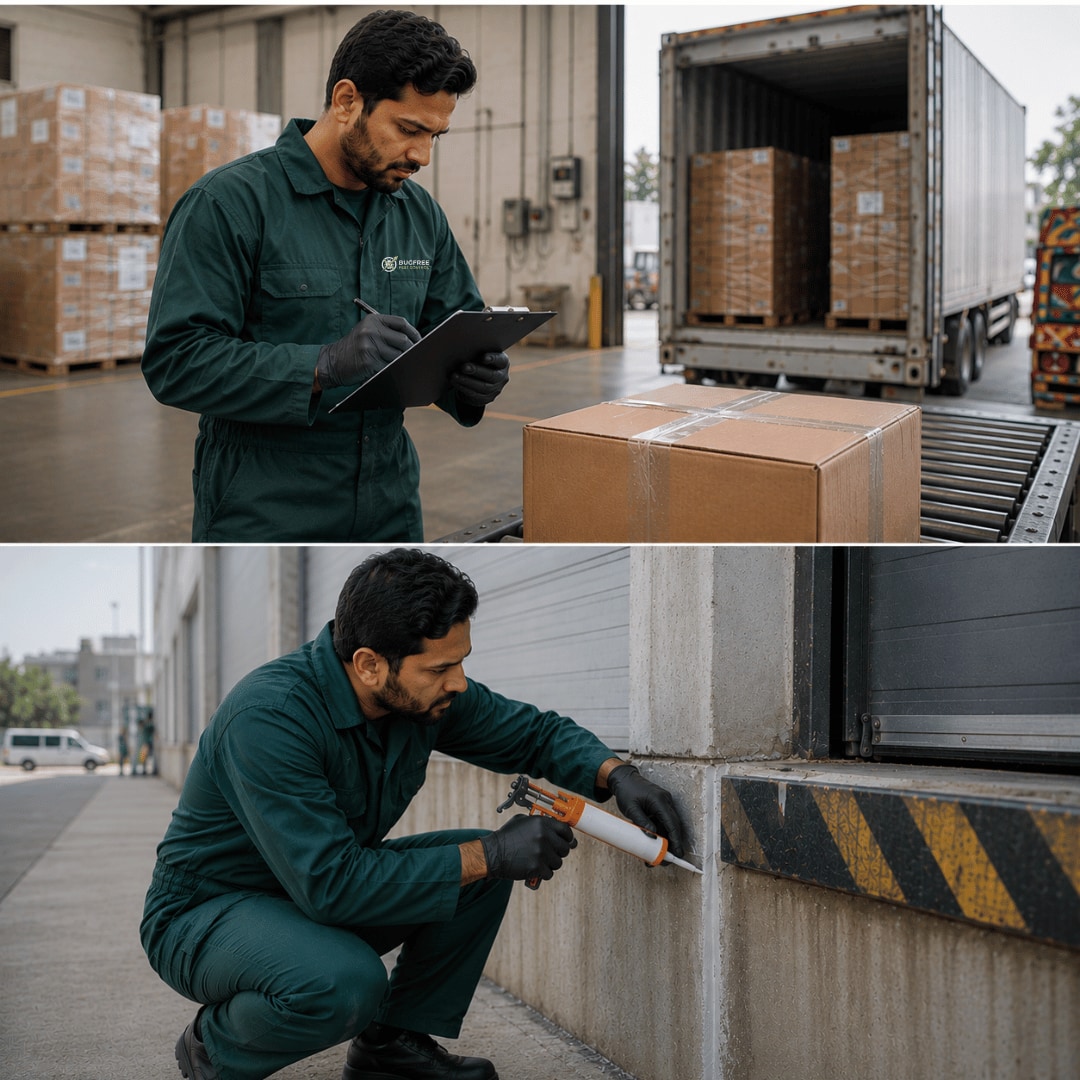 Commercial maintenance and pest prevention protocols