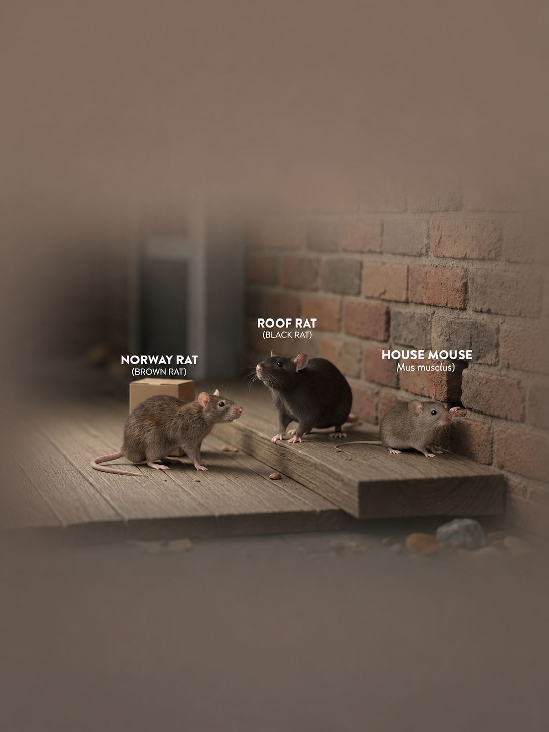Identifying rodent nesting sites and entry points